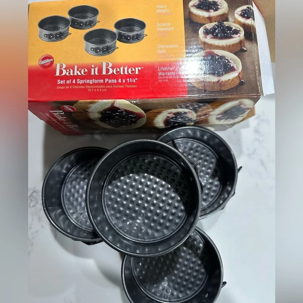 Wilton Bake it Better Set of 4 Springform Pans